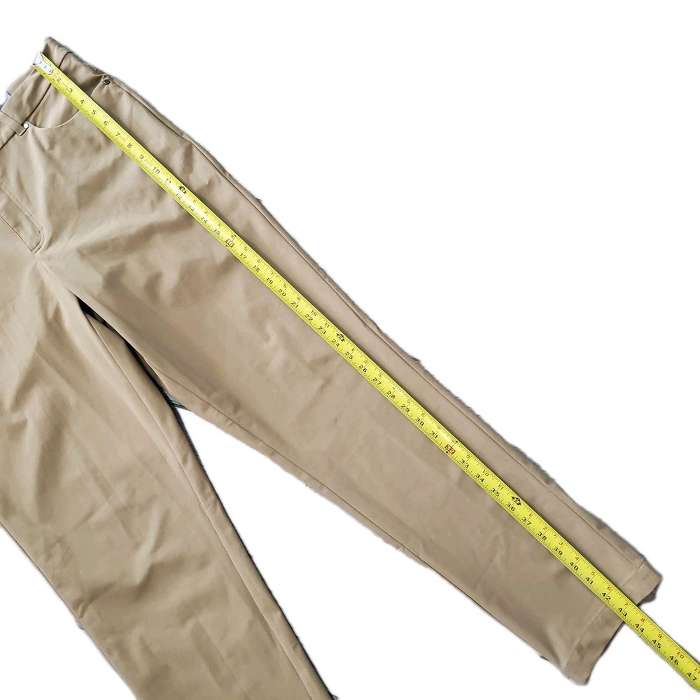 NWT VRST Pants Limitless 5-Pocket Golf Slim Fit Mens 36x34 Tan Tech Wicking - Picture 3 of 9